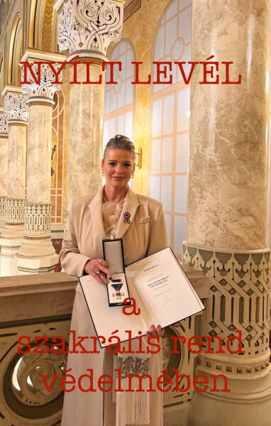 NYÍLT LEVÉL  a szakrális rend védelmében